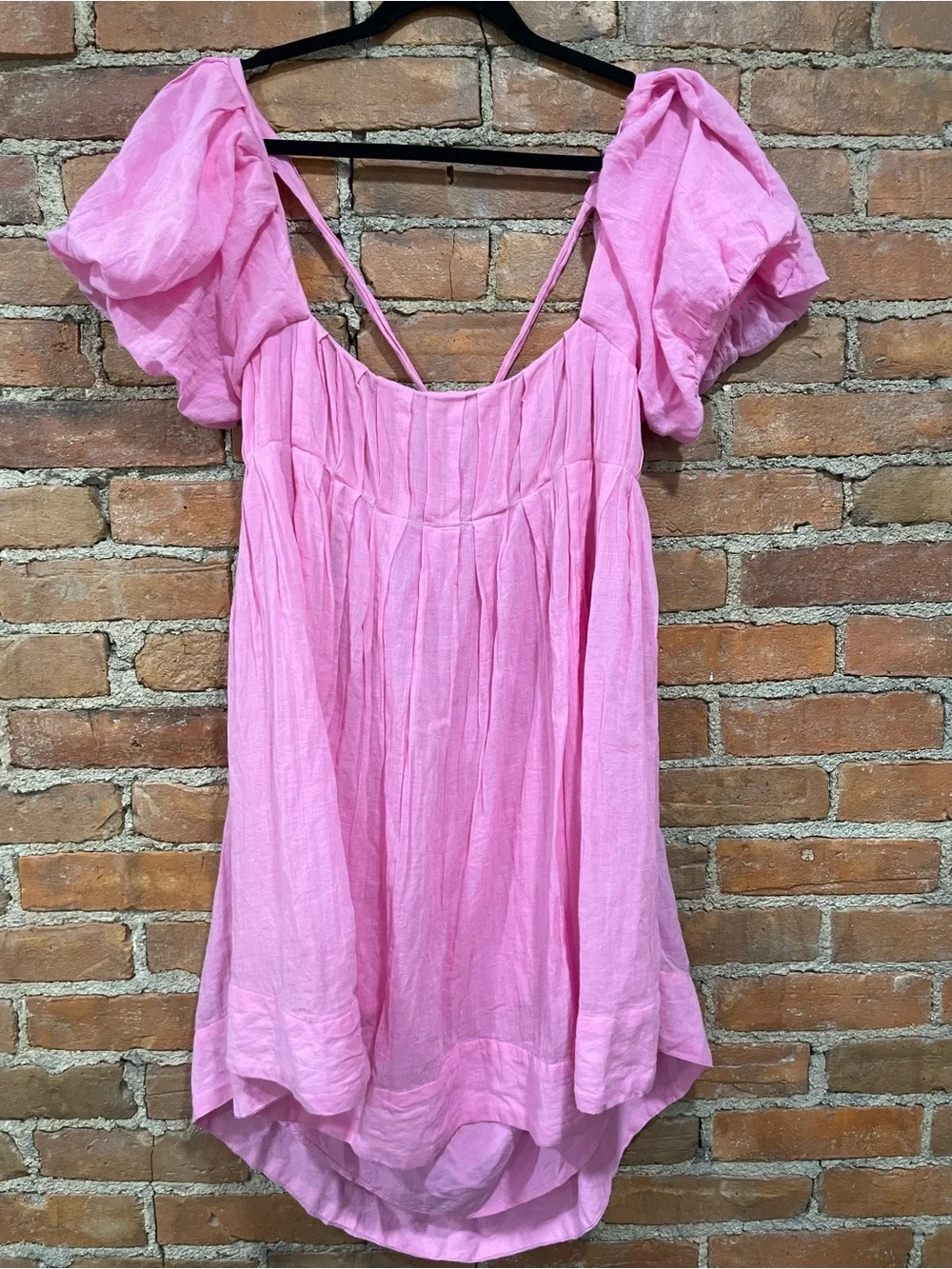 Free People Marina Mini Dress in Pink | Size Large | EUC